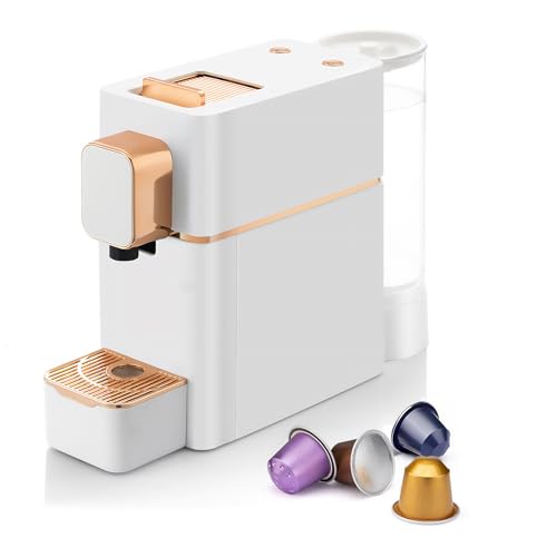 Espresso Machine for Coffee Capsules Compatible with Nespresso OriginalLine Machine, Espresso Maker for Nespresso OriginalLine, Bestpresso Coffee Capsules Peet's Espresso more (White)