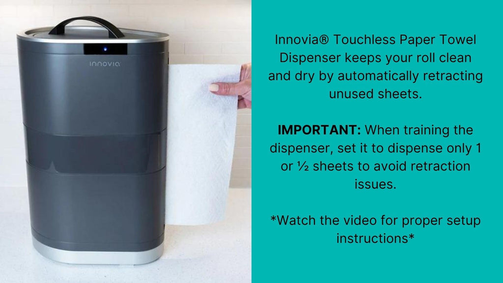New! Innovia Countertop Touchless Paper Towel Dispenser in Grey