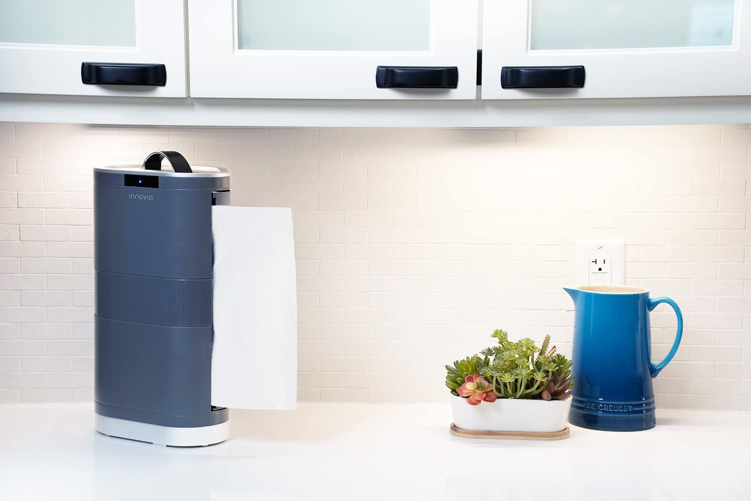 New! Innovia Countertop Touchless Paper Towel Dispenser in Grey